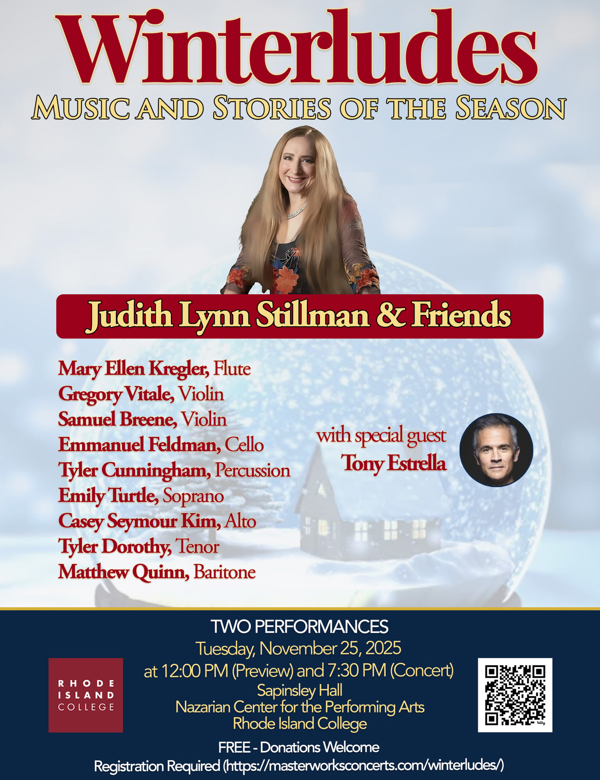 Winterludes concert poster